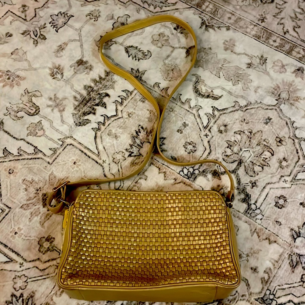 Gold Crossbody Purse